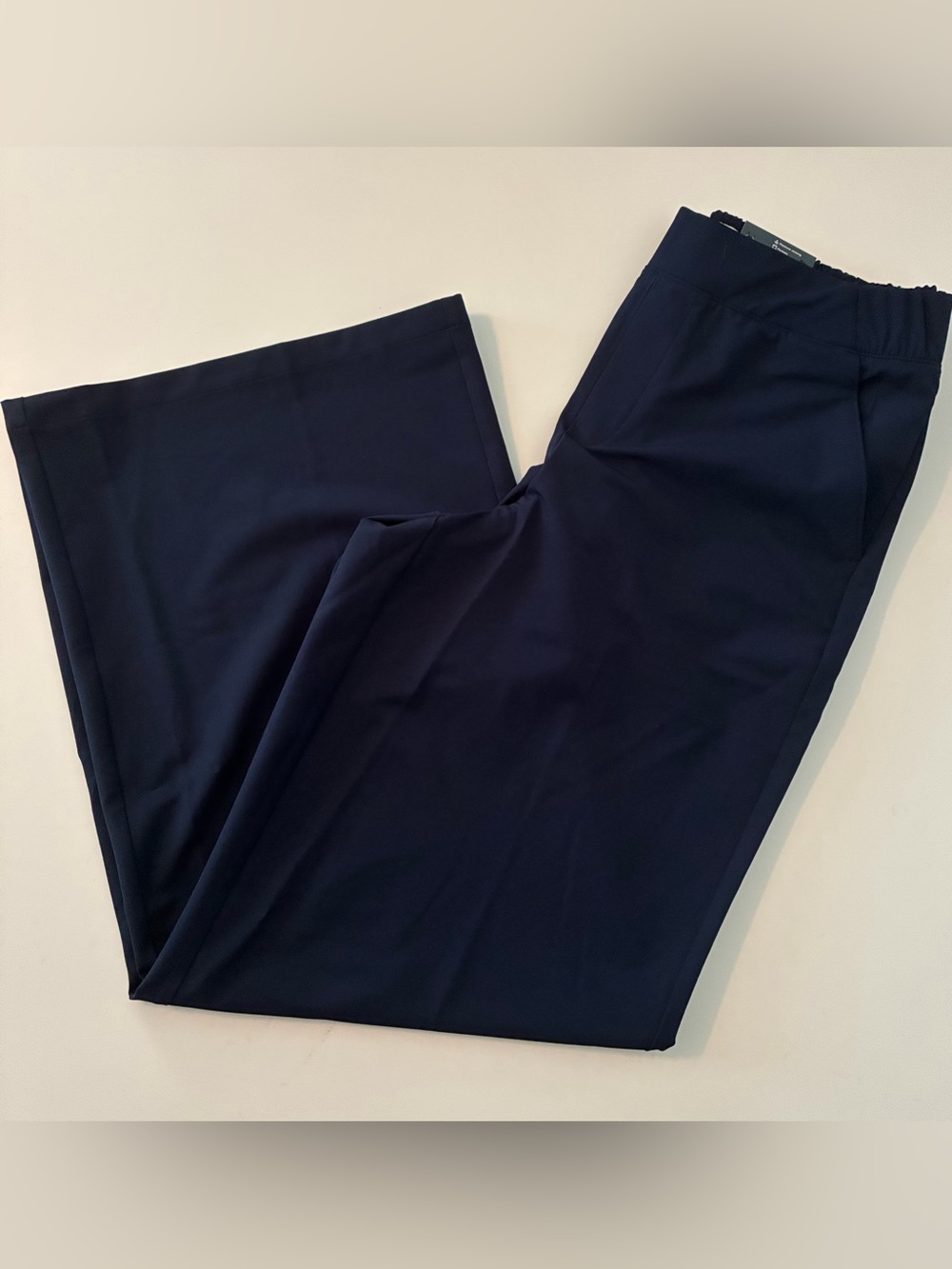 NWT Tek Gear High Rise Wide Leg Pull On Pants MEDIUM Pockets Back Elastic Waist